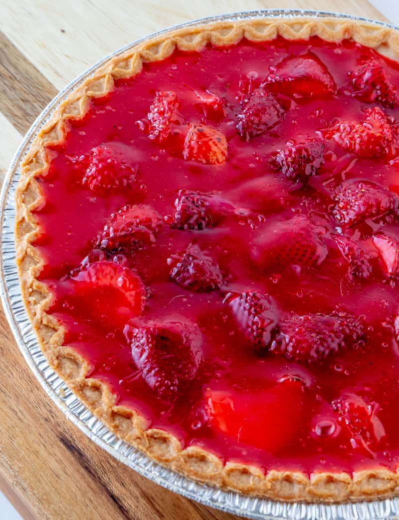 Strawberry pie whole pie